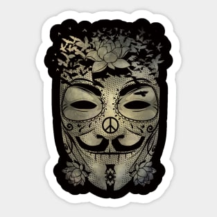 Behind the Mask Sticker